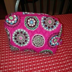 Vera Bradley large makeup bag